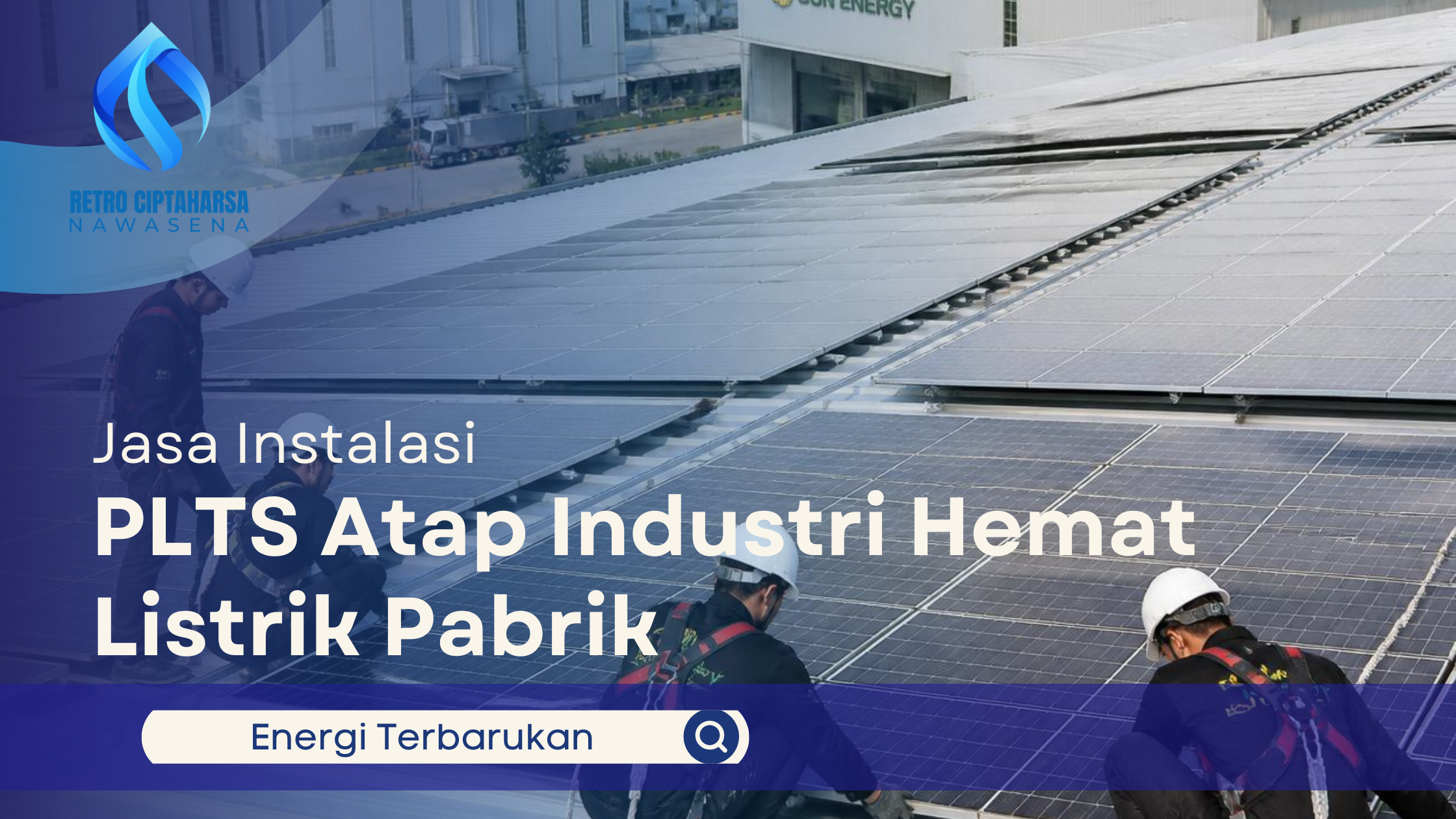 jasa instalasi PLTS atap industri